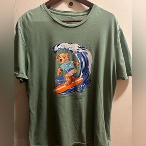 Polo by Ralph Lauren Green Bear Surf Tee